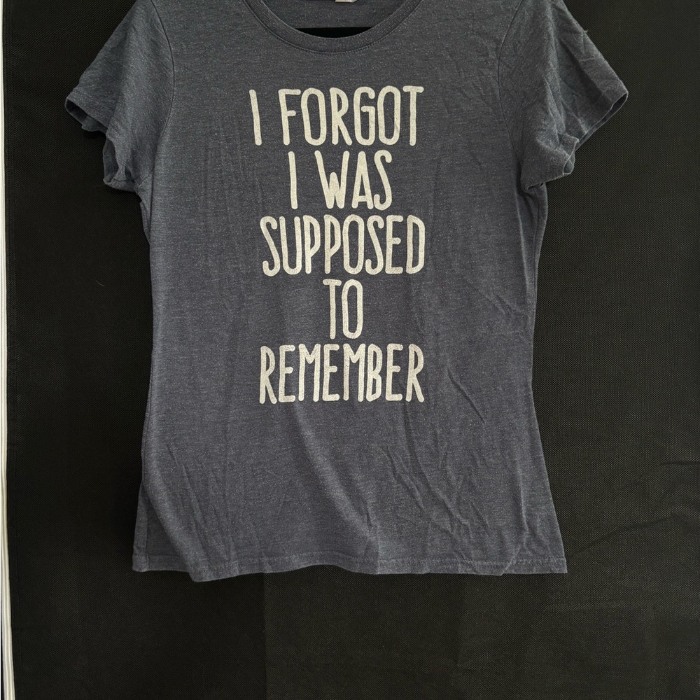 Casual Gray Graphic Tee